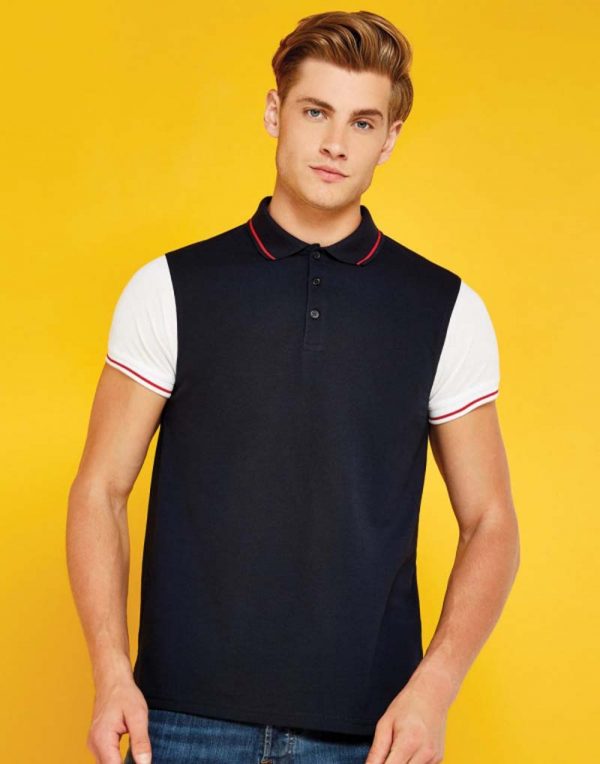 506.11 Fashion Fit Contrast Tipped Polo Promo