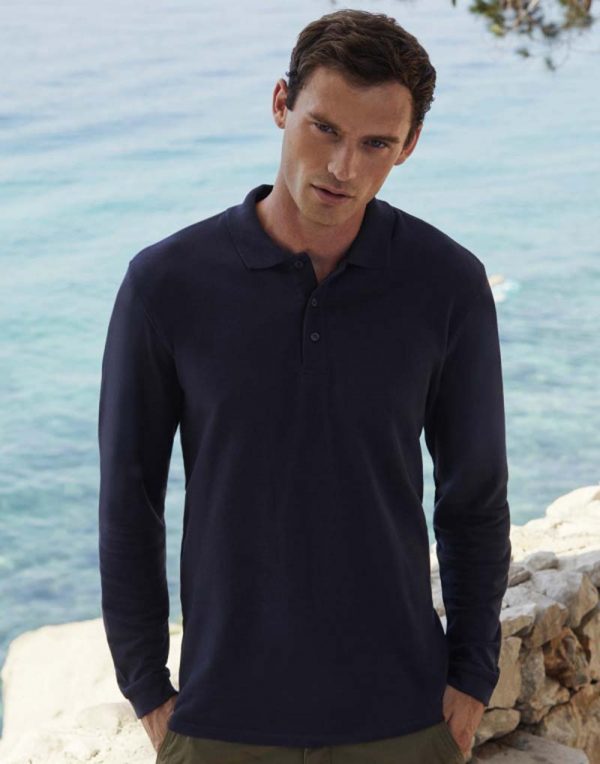 542.01 Premium Long Sleeve Polo Promo