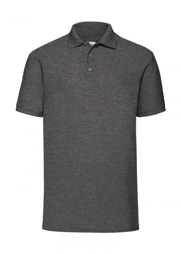 65 35 polo Kleur Dark Heather Grey