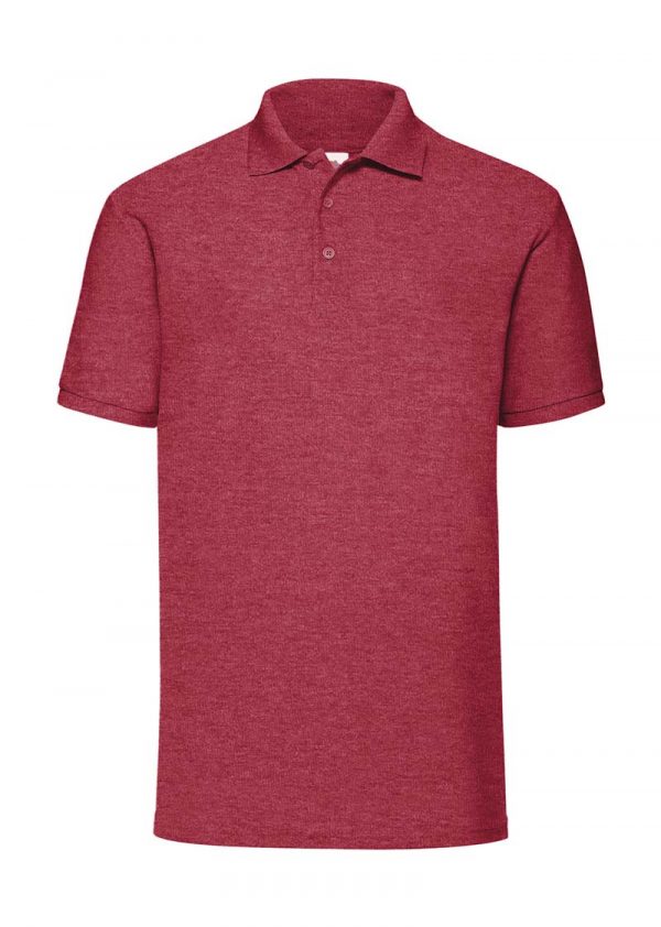 65 35 polo Kleur Vintage Heather Red