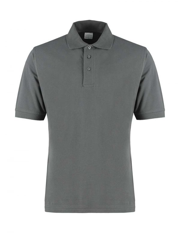 Classic Fit Cotton Klassic Superwash 60° Polo Promo Kleur Dark Grey