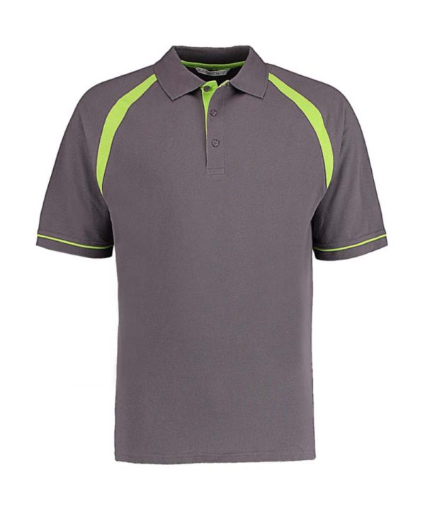 Classic Fit Oak Hill Polo Kleur Charcoal Lime