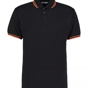 Kustom Kit–Classic Fit Tipped Collar Polo KK409.