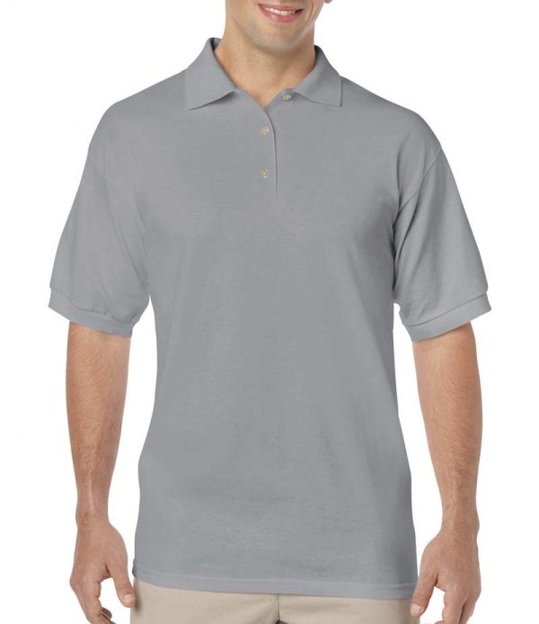 DryBlend Adult Jersey Polo Kleur Gravel