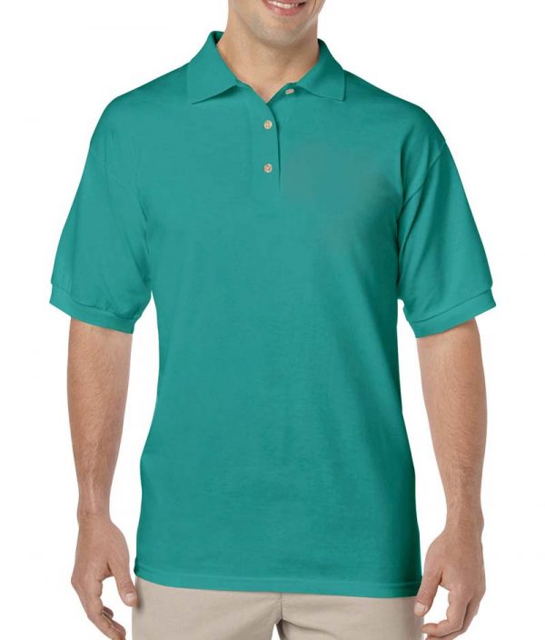 DryBlend Adult Jersey Polo Kleur Jade Dome