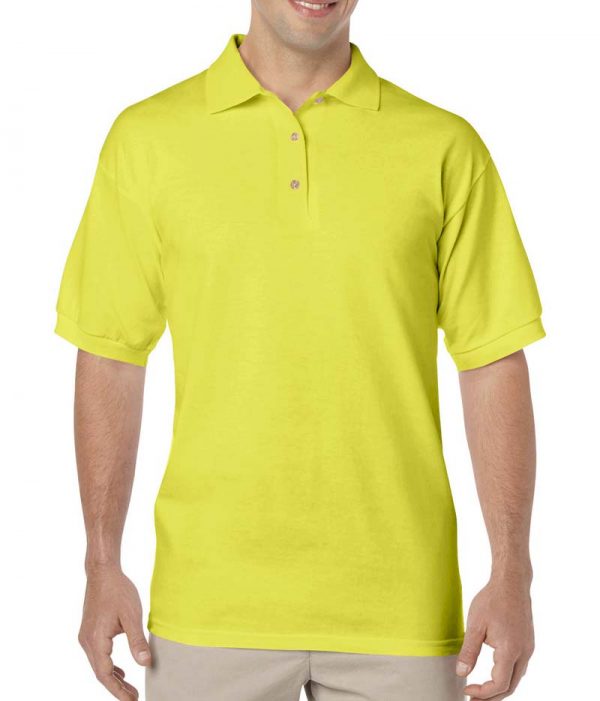 DryBlend Adult Jersey Polo Kleur Safety Green