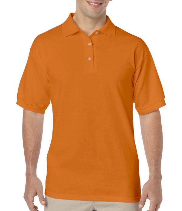 DryBlend Adult Jersey Polo Kleur Safety Orange