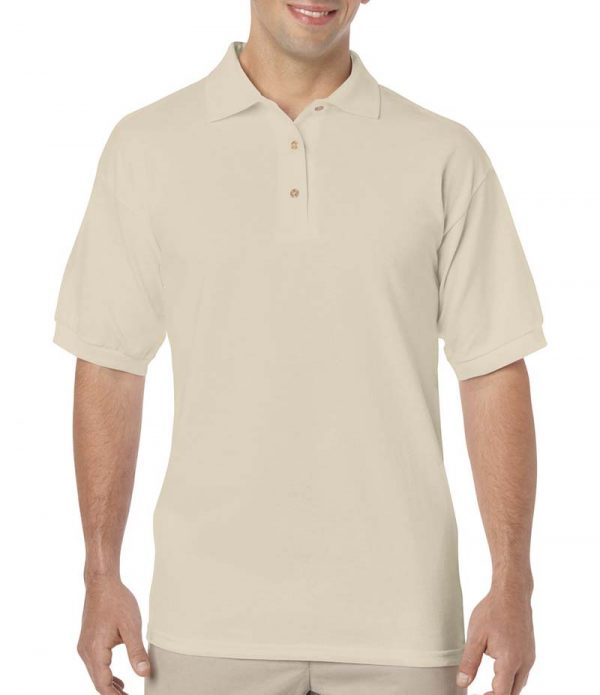 DryBlend Adult Jersey Polo Kleur Sand