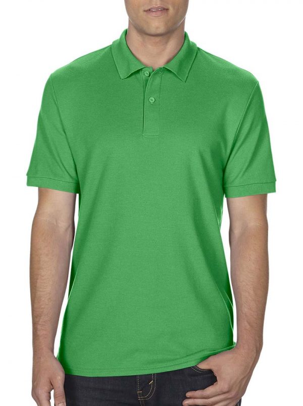 DryBlend Double Piqué Polo Kleur Irish Green