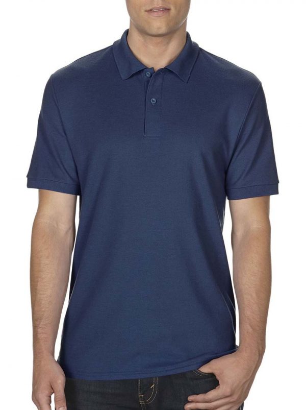 DryBlend Double Piqué Polo Kleur Navy