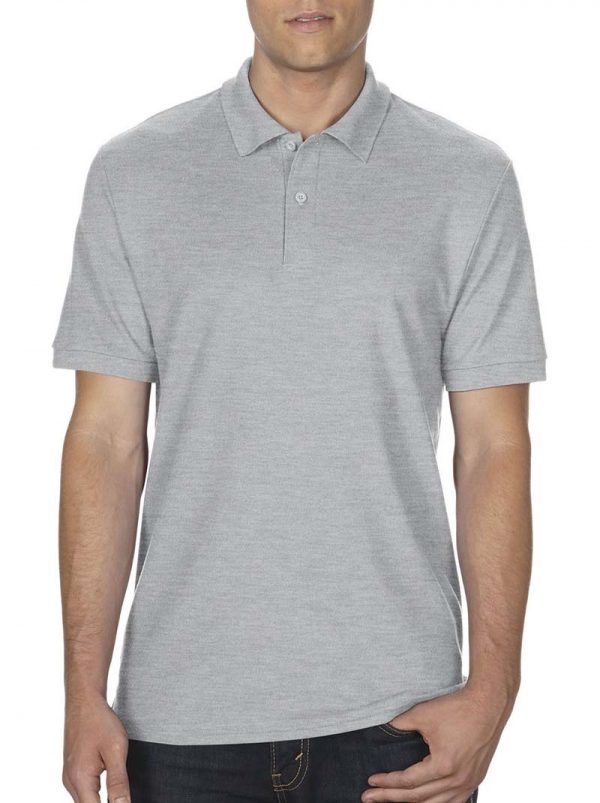 DryBlend Double Piqué Polo Kleur Sport Grey