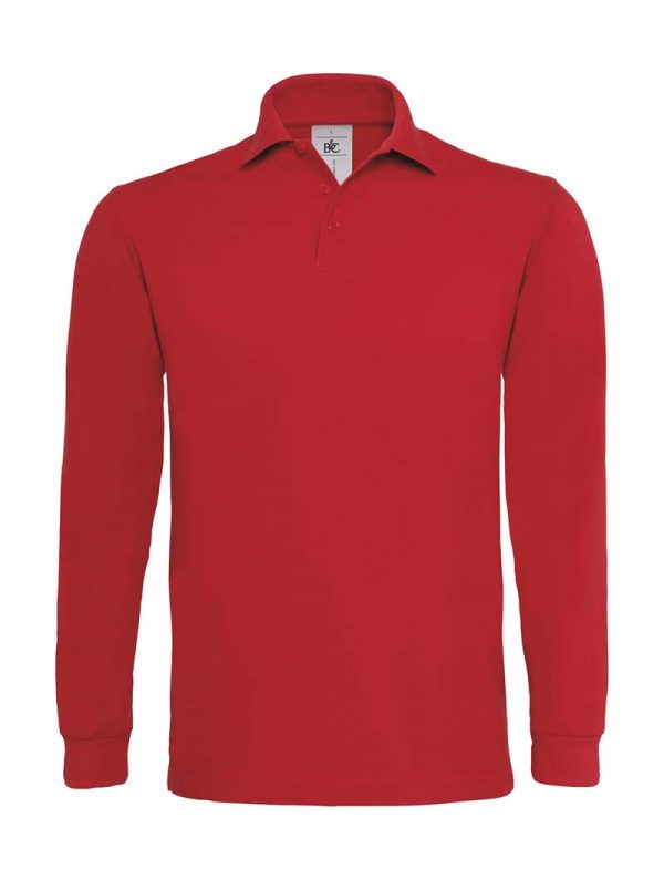 Heavymill LSL Polo Kleur Red