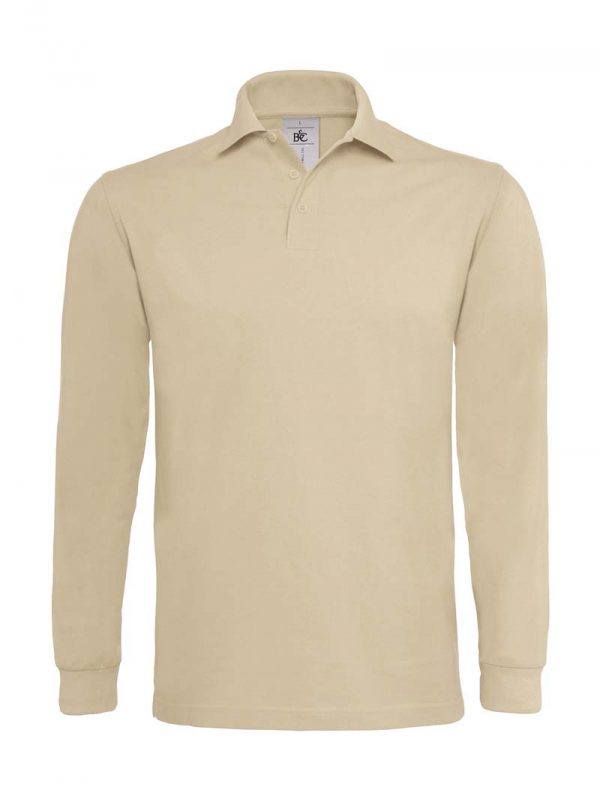 Heavymill LSL Polo Kleur Sand