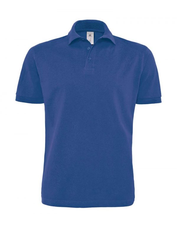 Heavymill Pique Polo Kleur Royal