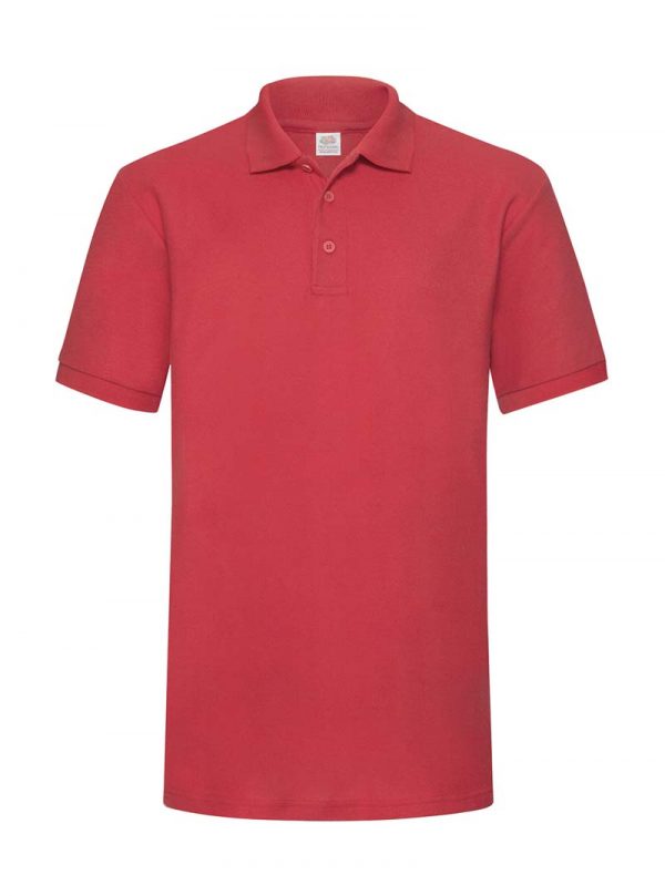 Heavyweight 65 35 Polo Kleur Red