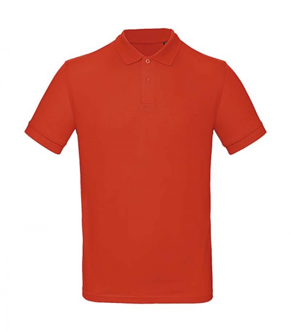 Inspire Polo Men Kleur Fire Red