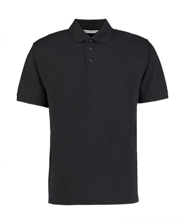 Mens Classic Fit Polo Superwash 60º Kleur Black