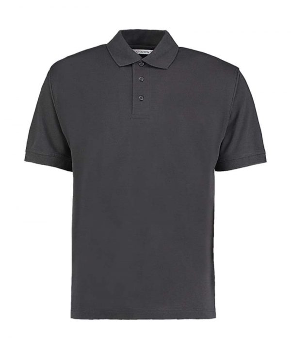 Mens Classic Fit Polo Superwash 60º Kleur Graphite