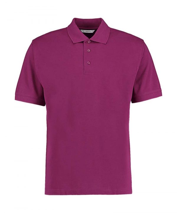 Mens Classic Fit Polo Superwash 60º Kleur Magenta