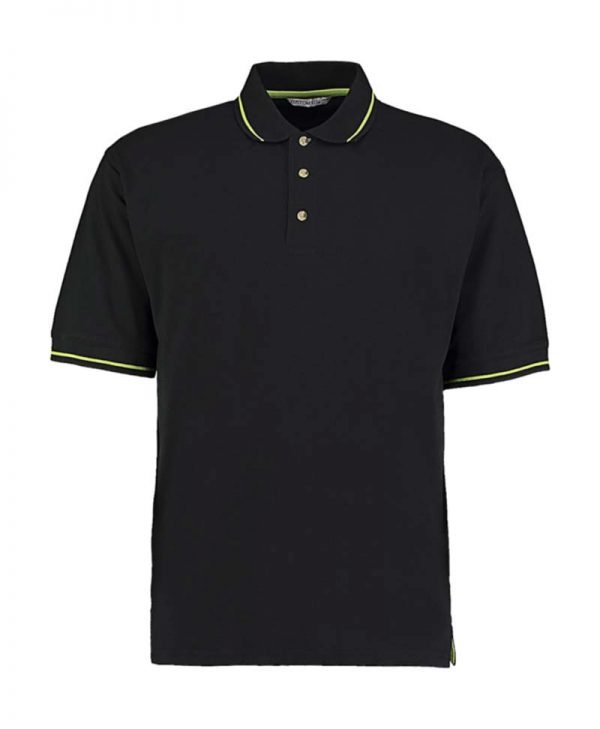 Mens Classic Fit St. Mellion Polo Kleur Black Lime