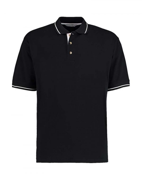 Mens Classic Fit St. Mellion Polo Kleur Black White