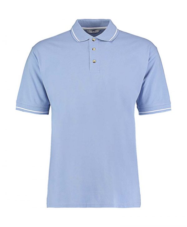 Mens Classic Fit St. Mellion Polo Kleur Light Blue White