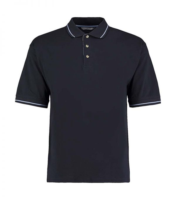 Mens Classic Fit St. Mellion Polo Kleur Navy Light Blue