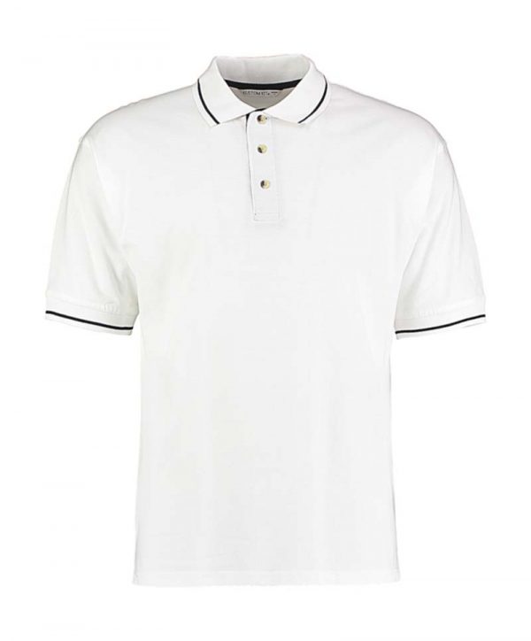 Mens Classic Fit St. Mellion Polo Kleur White Navy