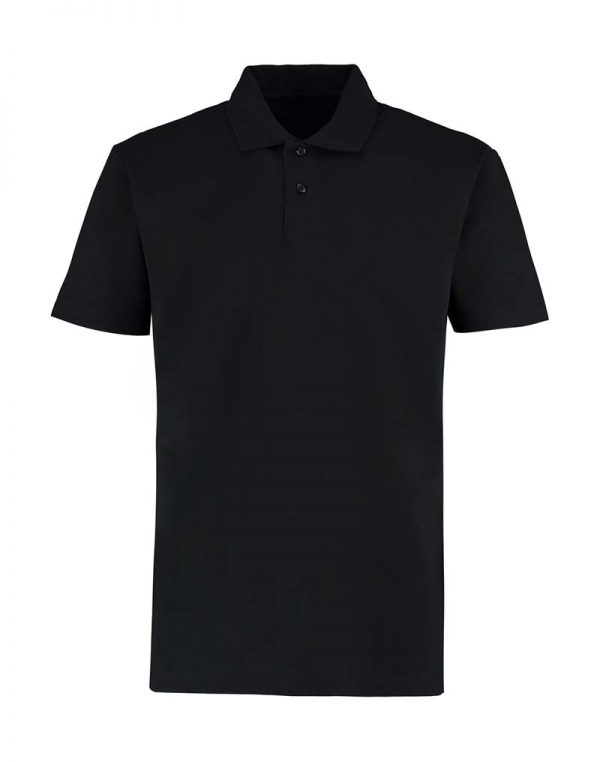 Mens Regular Fit Workforce Polo Kleur Black