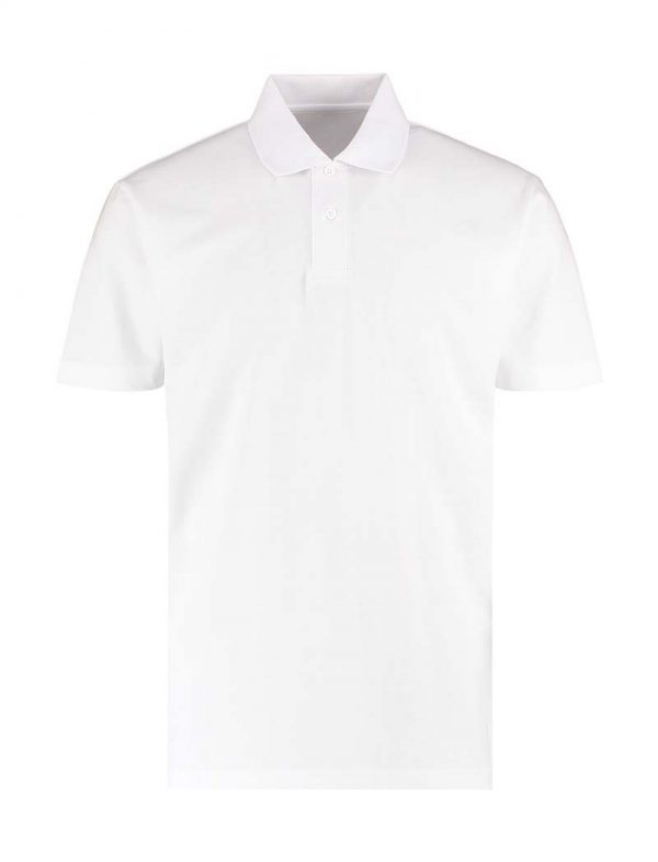 Mens Regular Fit Workforce Polo Kleur White