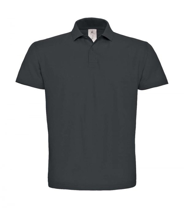 Pique Polo Shirt Kleur Anthracite