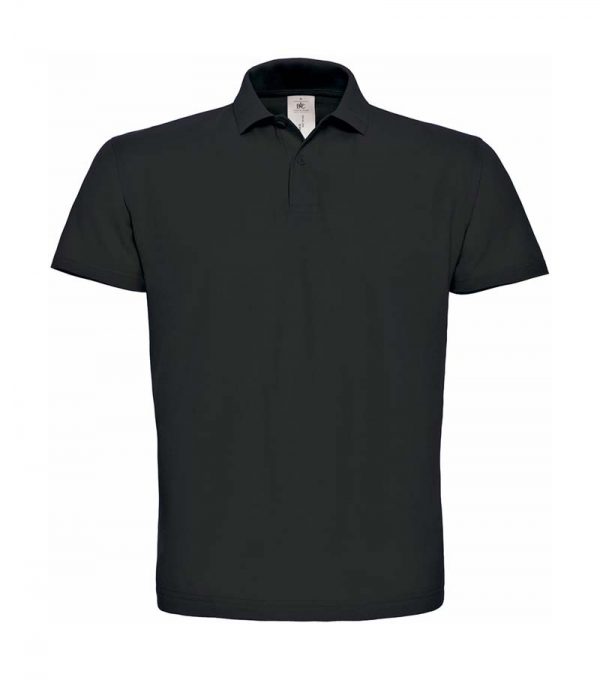 Pique Polo Shirt Kleur Black
