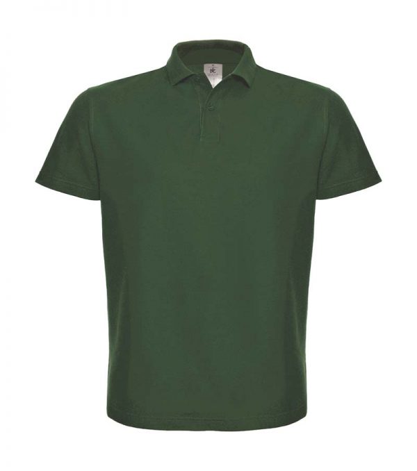 Pique Polo Shirt Kleur Bottle Green