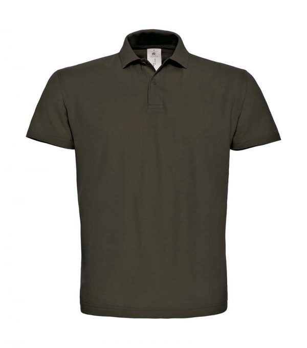 Pique Polo Shirt Kleur Brown