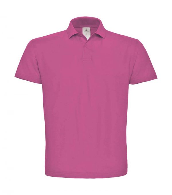 Pique Polo Shirt Kleur Fuchsia