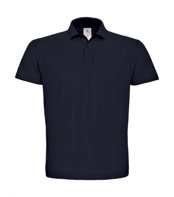 Pique Polo Shirt Kleur Navy