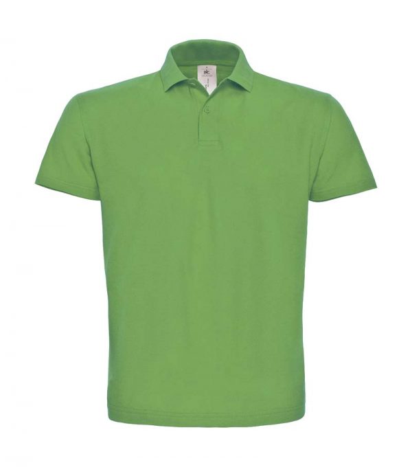 Pique Polo Shirt Kleur Real Green