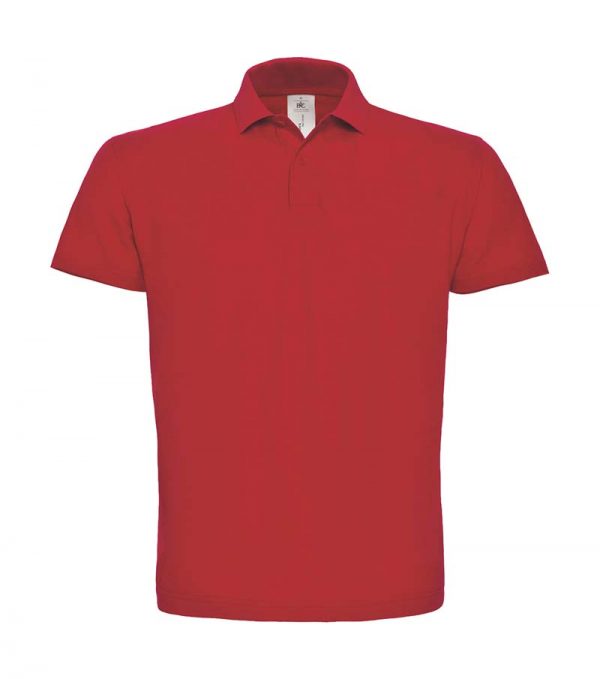 Pique Polo Shirt Kleur Red
