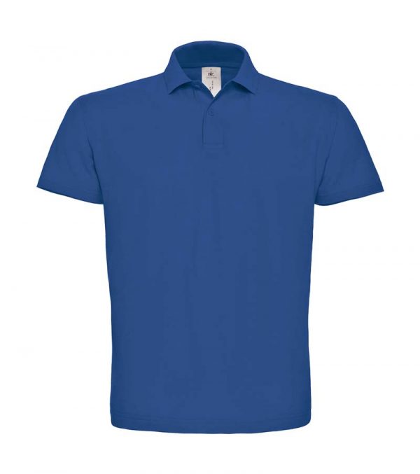 Pique Polo Shirt Kleur Royal