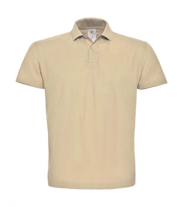 Pique Polo Shirt Kleur Sand