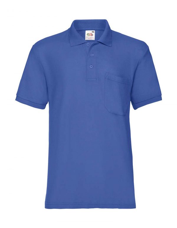 Polo with Pocket Kleur Royal