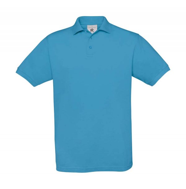 Safran Piqué Polo Kleur Atoll