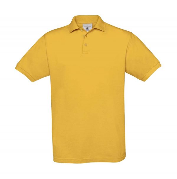 Safran Piqué Polo Kleur Gold