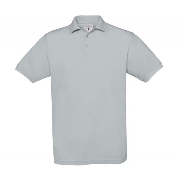 Safran Piqué Polo Kleur Pacific Grey