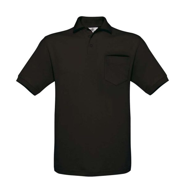 Safran Pocket Polo Kleur Black