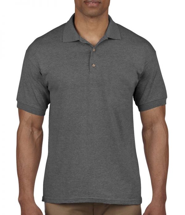 Ultra Cotton Adult Piqué Polo Kleur Dark Heather