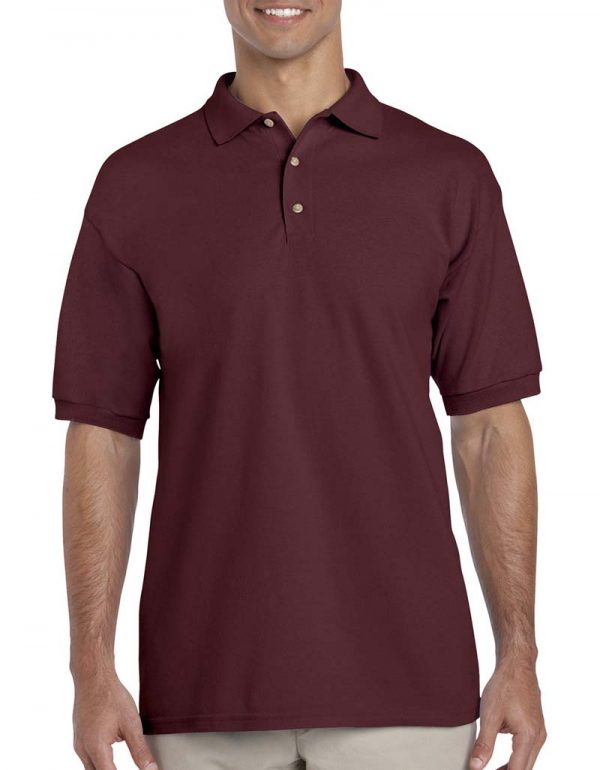 Ultra Cotton Adult Piqué Polo Kleur Maroon