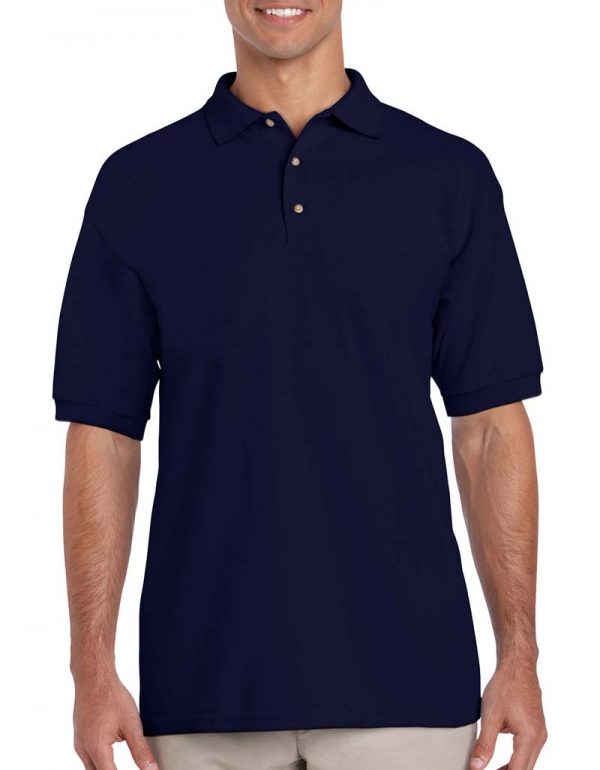 Ultra Cotton Adult Piqué Polo Kleur Navy