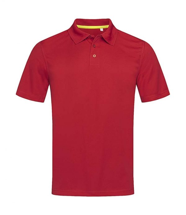 Active 140 Polo Men Kleur Crimson Red