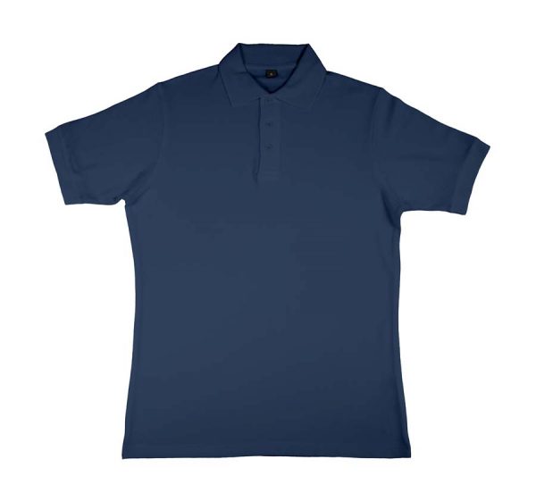 Charlton Mens Viscose Cotton Pique Polo Kleur Navy